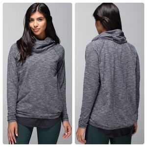 Lululemon Healthy Heart Pullover in Coco Pique Black